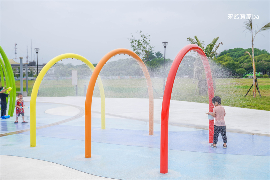 雲林斗六親子景點【斗六人文親子公園】近膨鼠森林公園，全新23組噴水設施免費玩 @來飽寶家ba