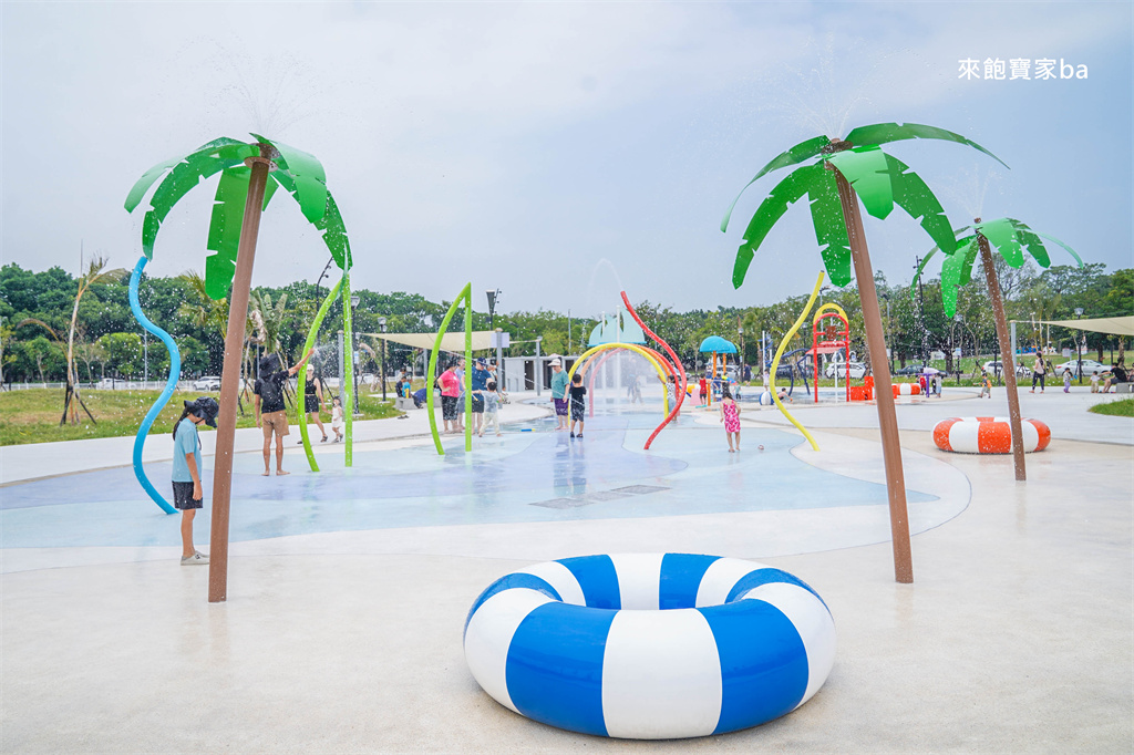 雲林斗六親子景點【斗六人文親子公園】近膨鼠森林公園，全新23組噴水設施免費玩 @來飽寶家ba