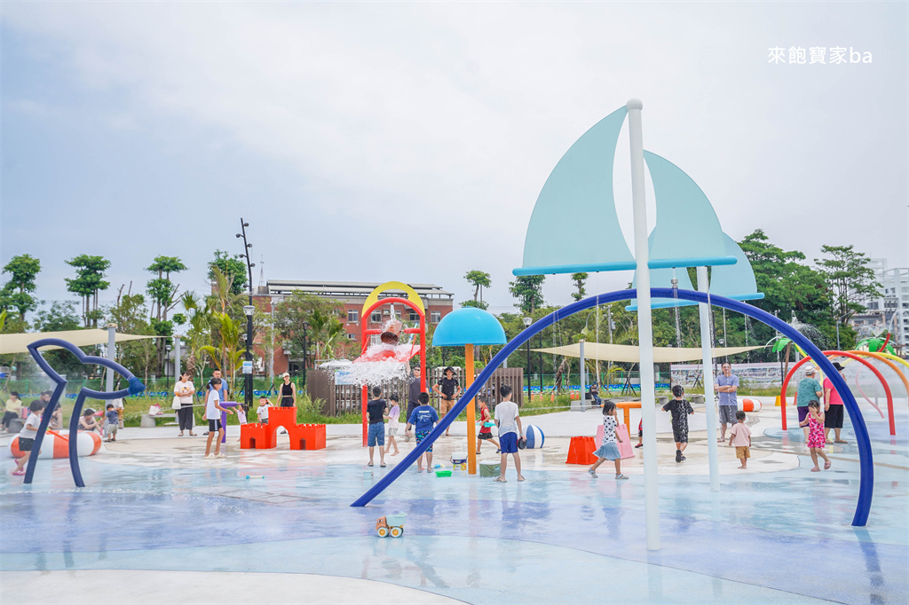 雲林斗六親子景點【斗六人文親子公園】近膨鼠森林公園，全新23組噴水設施免費玩 @來飽寶家ba