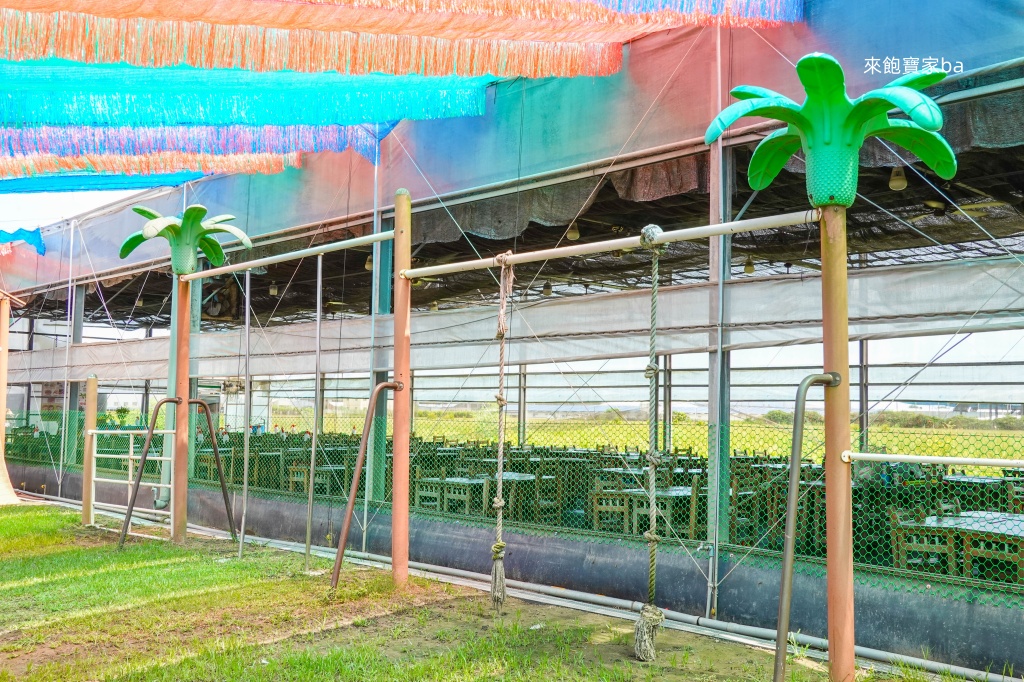 彰化玩水景點【樂採果溫室觀光農場】夏季限定戲水池，香腸DIY、 抓泥鰍等親子體驗 @來飽寶家ba