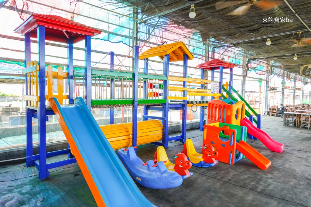彰化玩水景點【樂採果溫室觀光農場】夏季限定戲水池，香腸DIY、 抓泥鰍等親子體驗 @來飽寶家ba