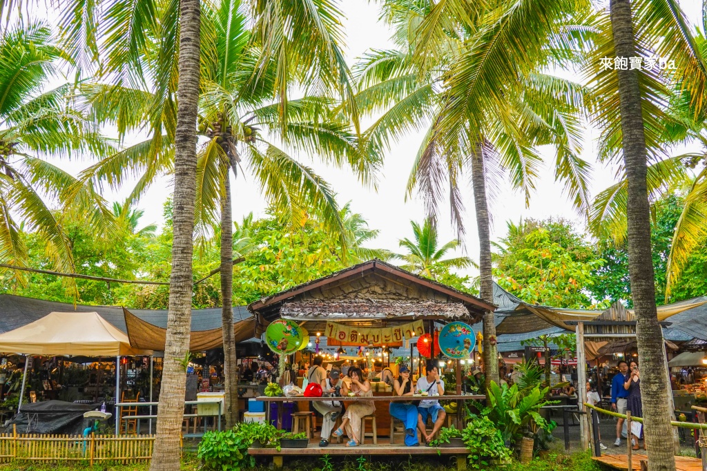 【椰林市集】椰林環繞的 Coconut Market，最好拍的清邁市集推薦 @來飽寶家ba