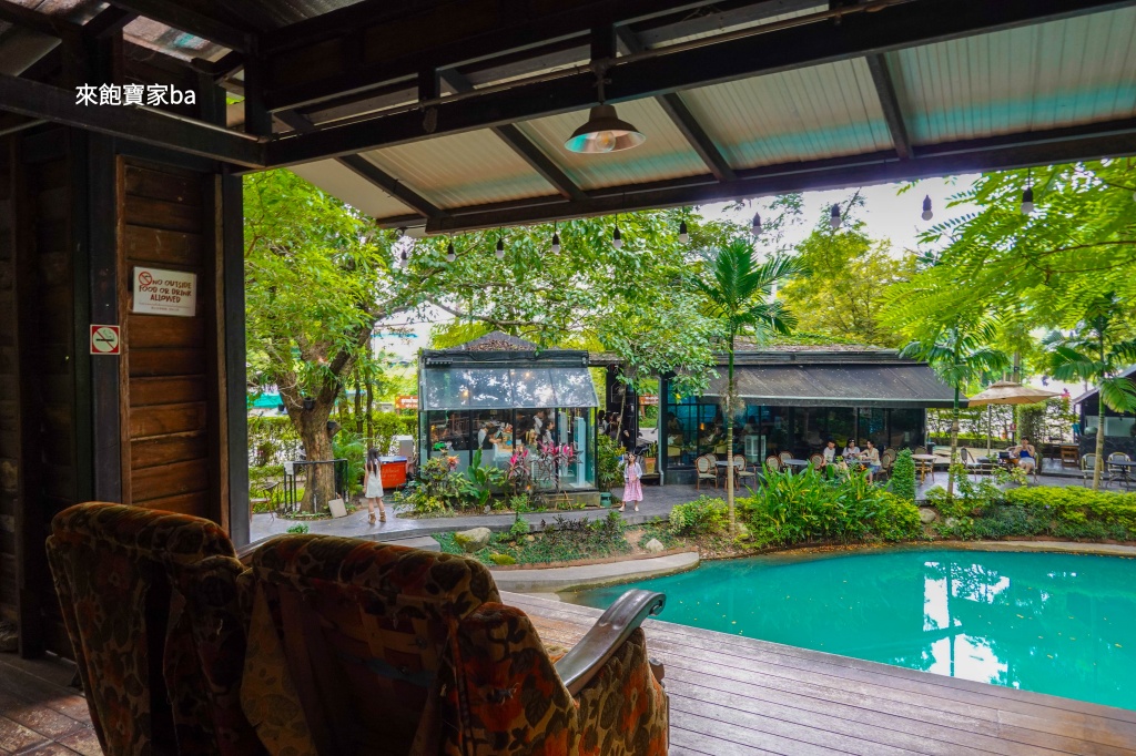 清邁景點【No.39 Cafe】森林系池畔咖啡館，鄰近清邁藝術村Baan Kang Wat、悟孟寺 @來飽寶家ba