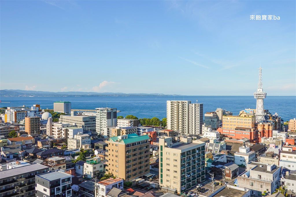 別府住宿推薦【AMANEK別府YULA-RE】近JR別府站，頂樓無邊際泳池，免費迎賓飲料 @來飽寶家ba