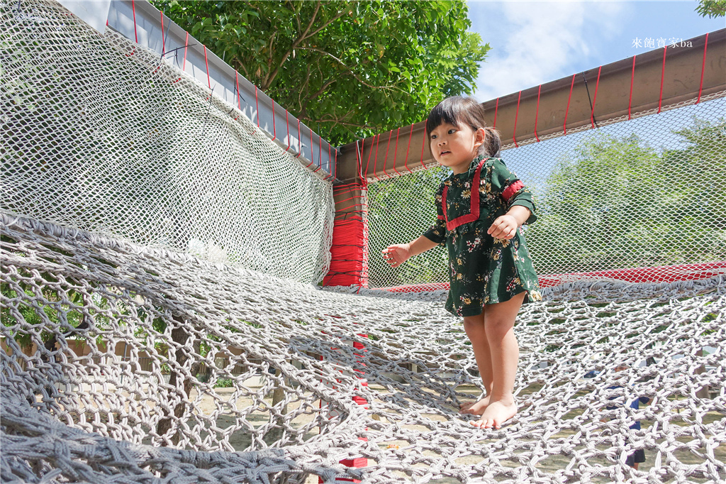 ​​【台南親子景點】北區立德公園｜最有溫度的編織網遊具，台灣第一個民眾協作的遊戲場！ @來飽寶家ba
