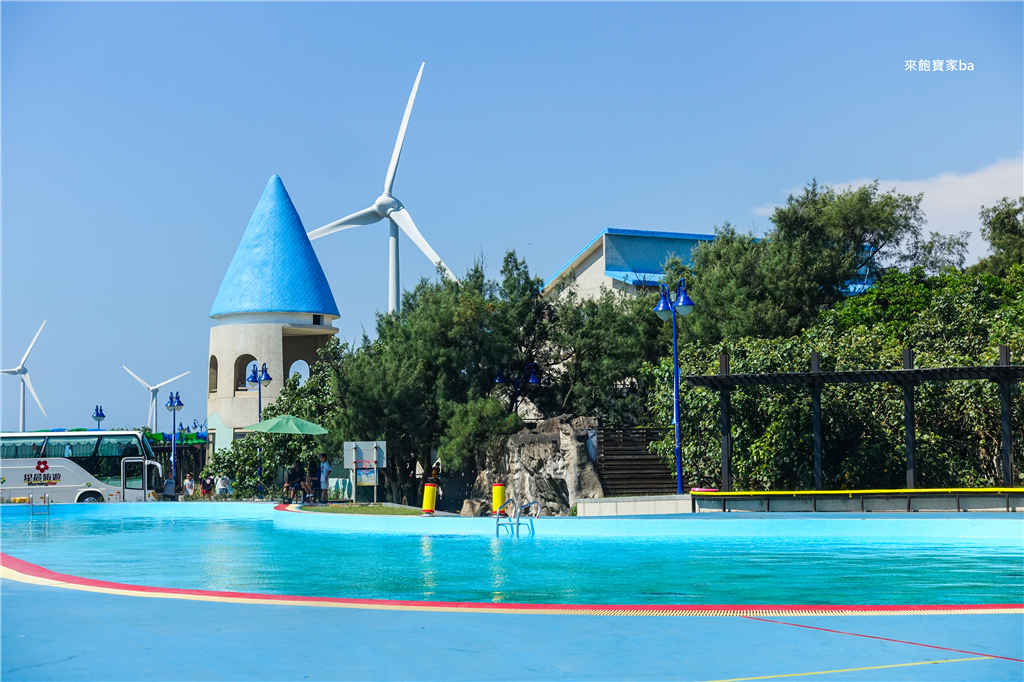 【台中玩水景點】2023大安濱海樂園游泳池、噴水池開放時間及收費票價 @來飽寶家ba