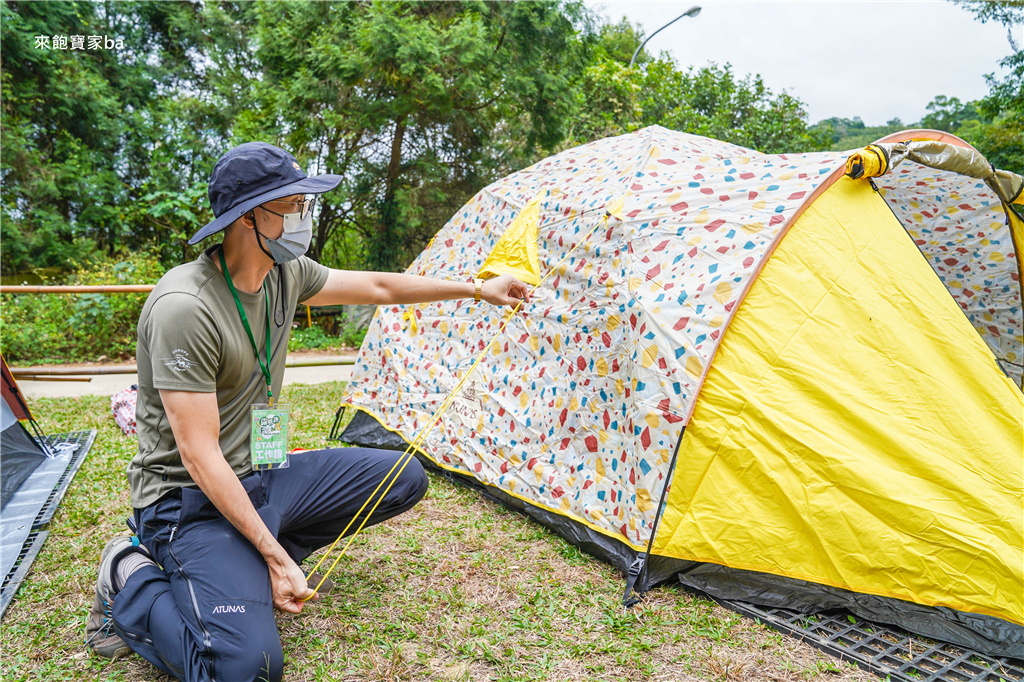 【新手露營推薦】歐都納露營趣FUN電，第一次親子露營就上手！ @來飽寶家ba